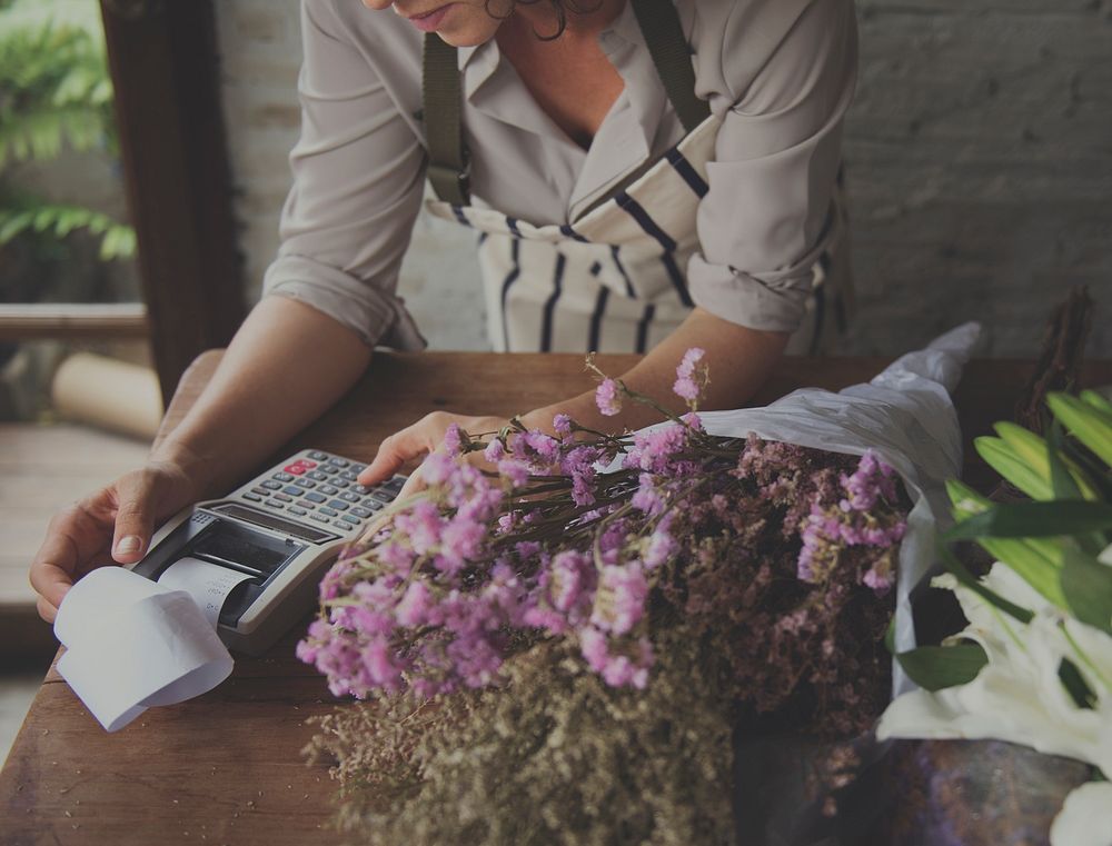 Flower shop owner