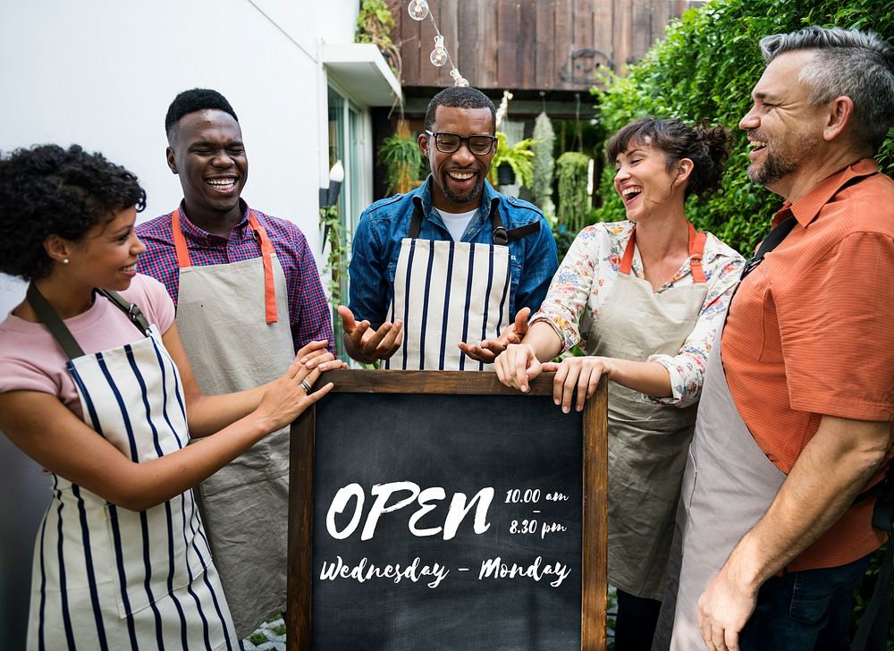 Open available business launch phrase