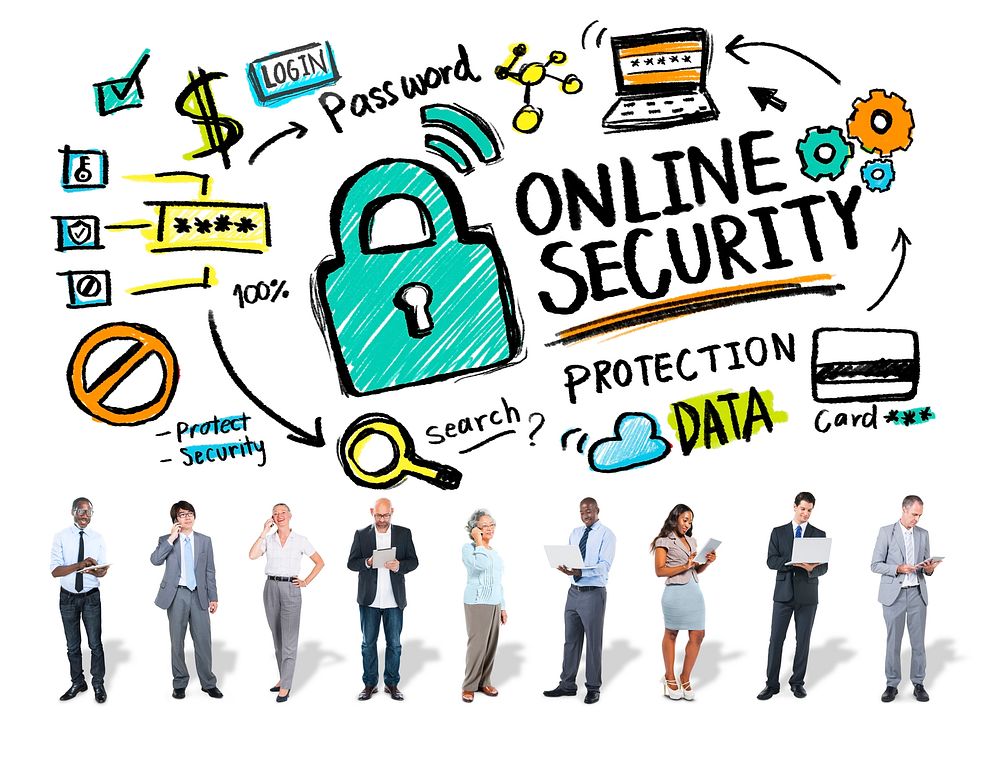 Online Security Protection Internet Safety Business Technology Concept