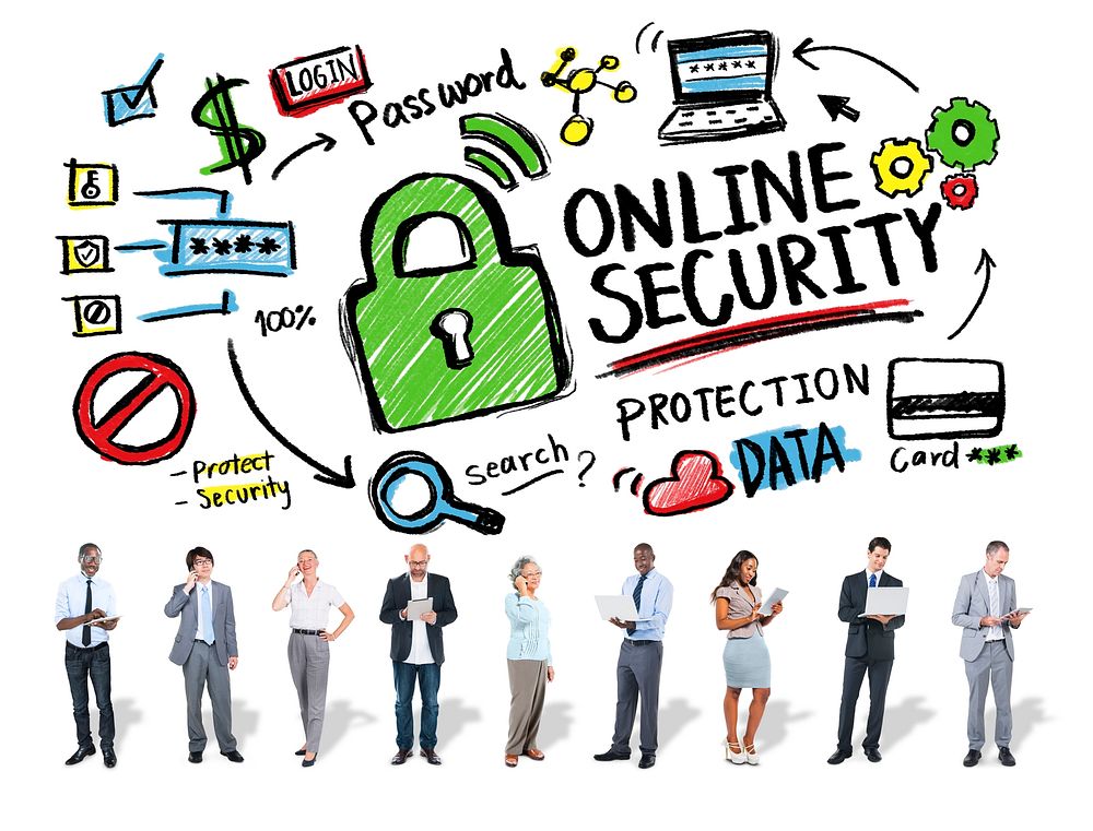 Online Security Protection Internet Safety Business Technology Concept