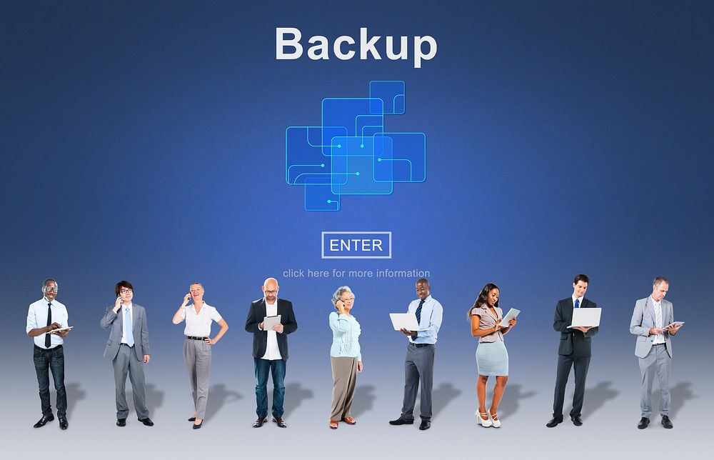 Backup Data Storage Database Restore Safety Security Concept