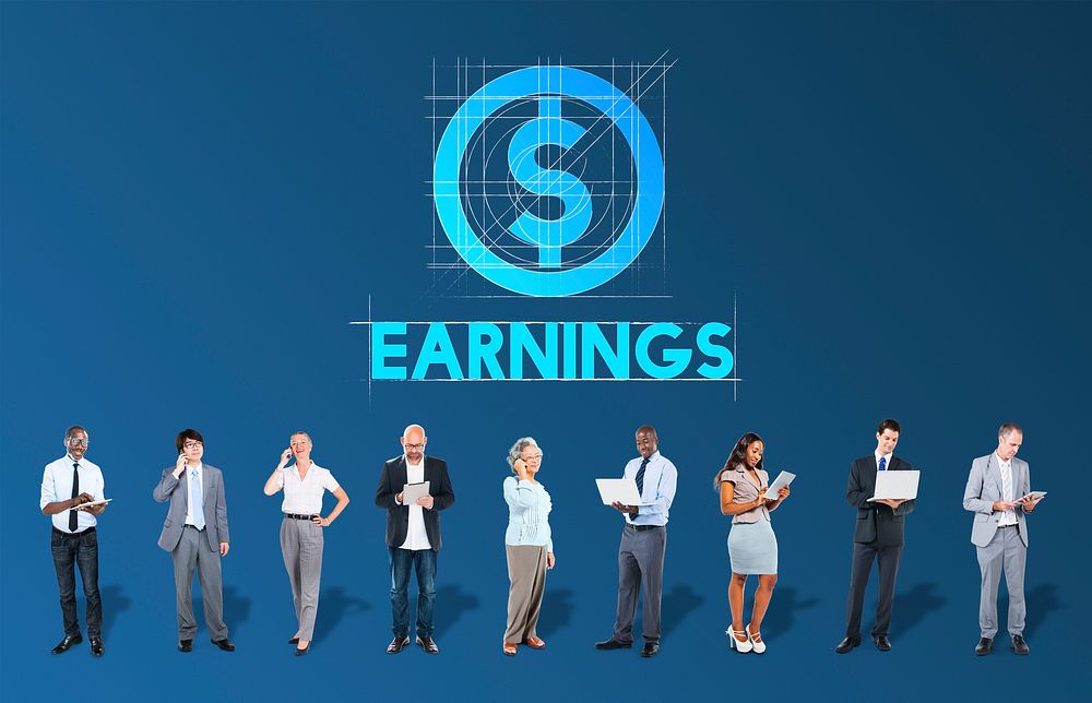 Earnings Finance Money Technology Graphic Concept