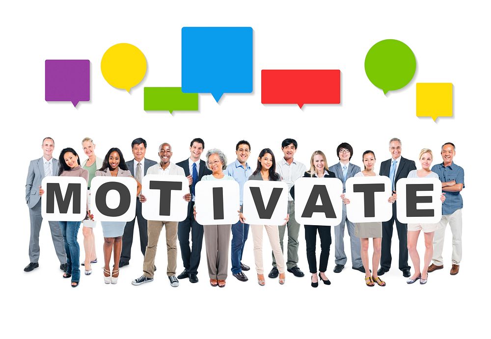 Motivate Business People Team Teamwork Success Strategy Concept