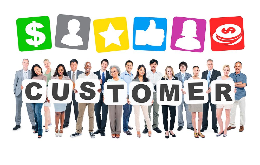 Customer Business People Team Teamwork Success Strategy Concept