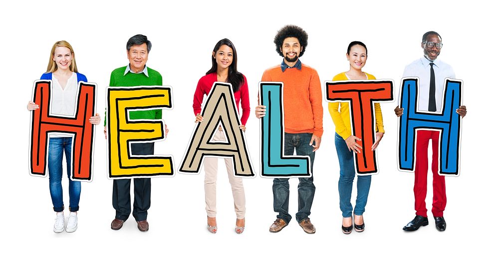 Group of People Standing Holding Health