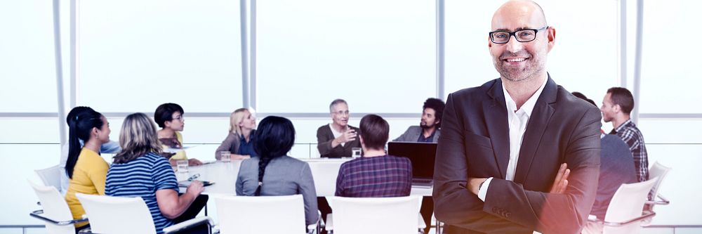 Business People Meeting Leadership Teamwork Concept
