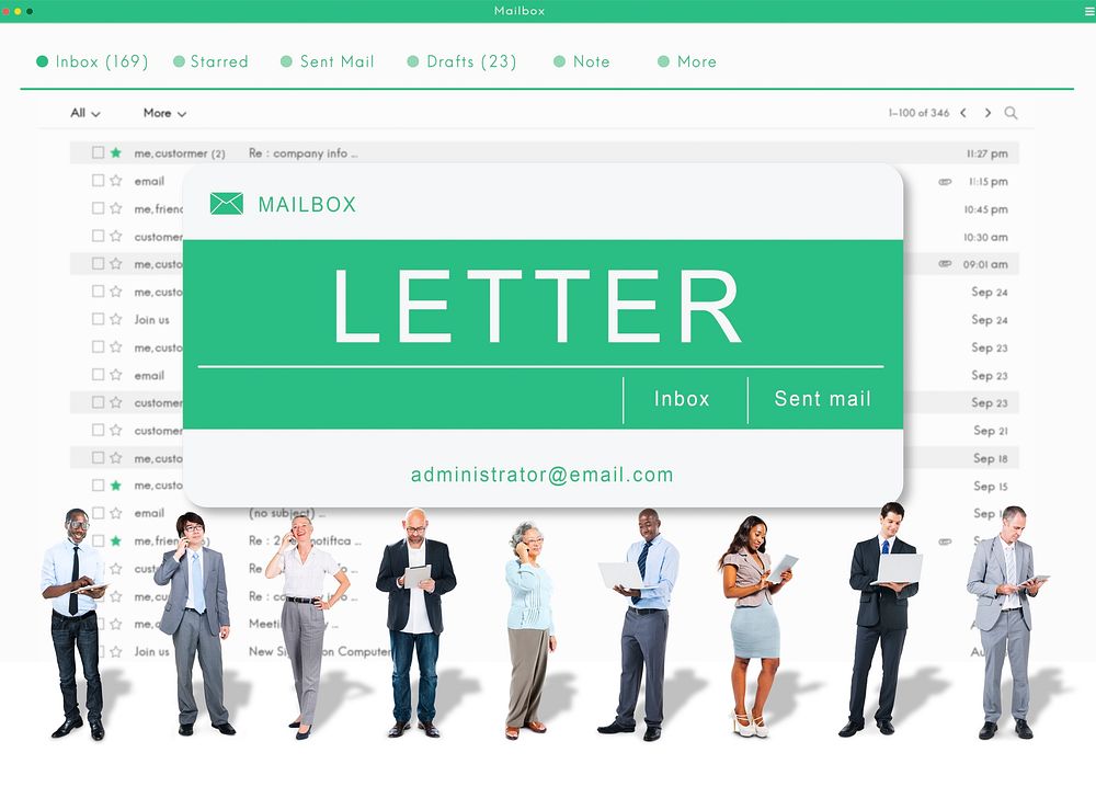E-mail Online Communication Message Technology Concept