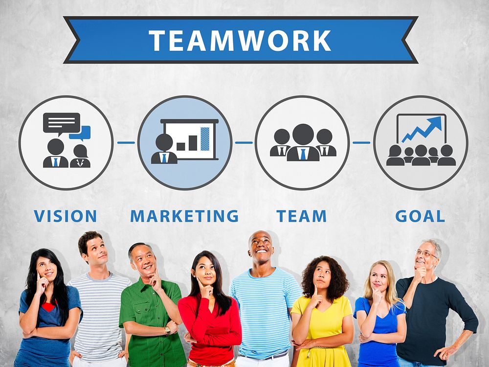 People Thinking Vision Strategy Connection Teamwork Concept