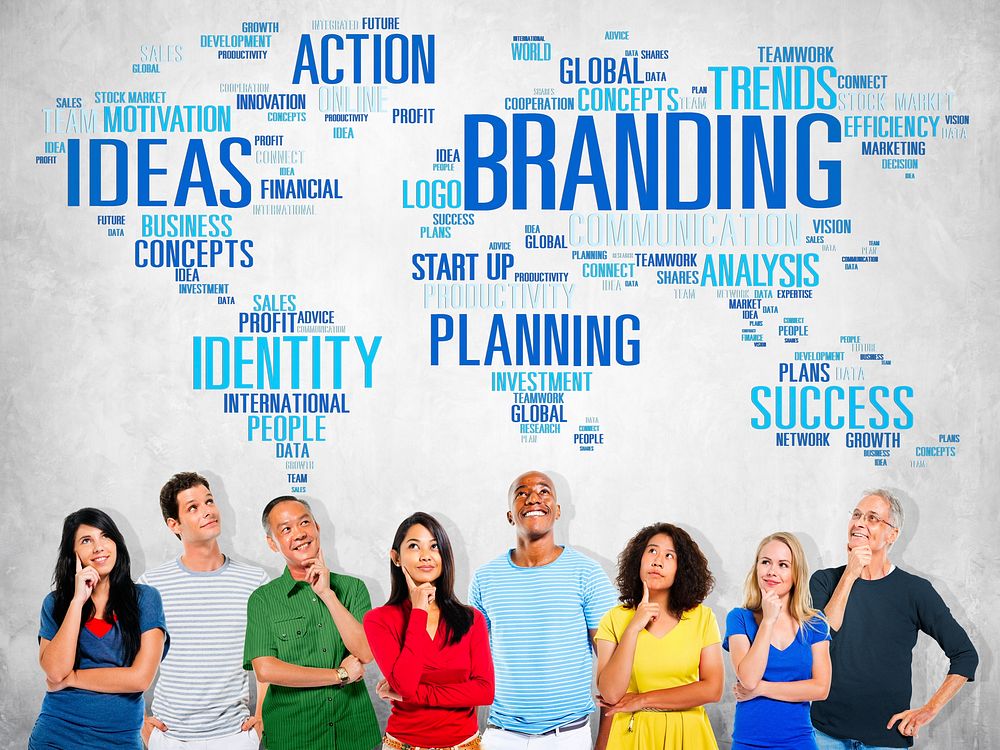 Branding World Global Marketing Identity Individuality Concept