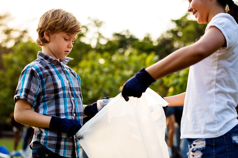 ecology-group-of-people-cleaning-free-photo-rawpixel