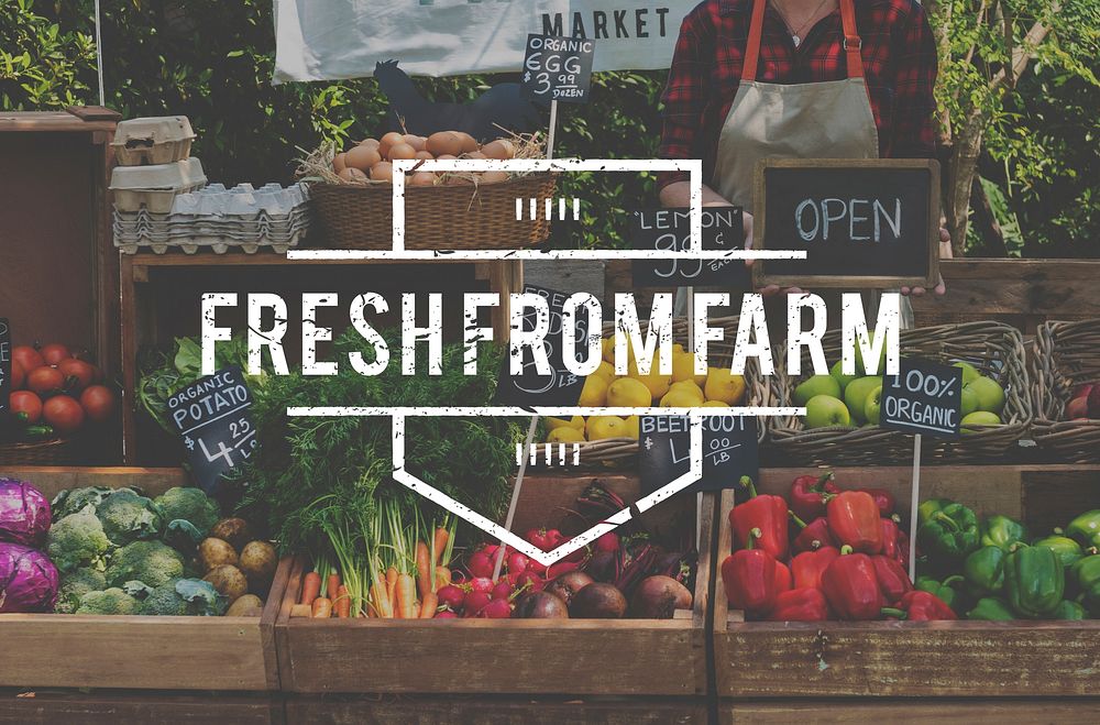 Healthy food organic fresh farmer products