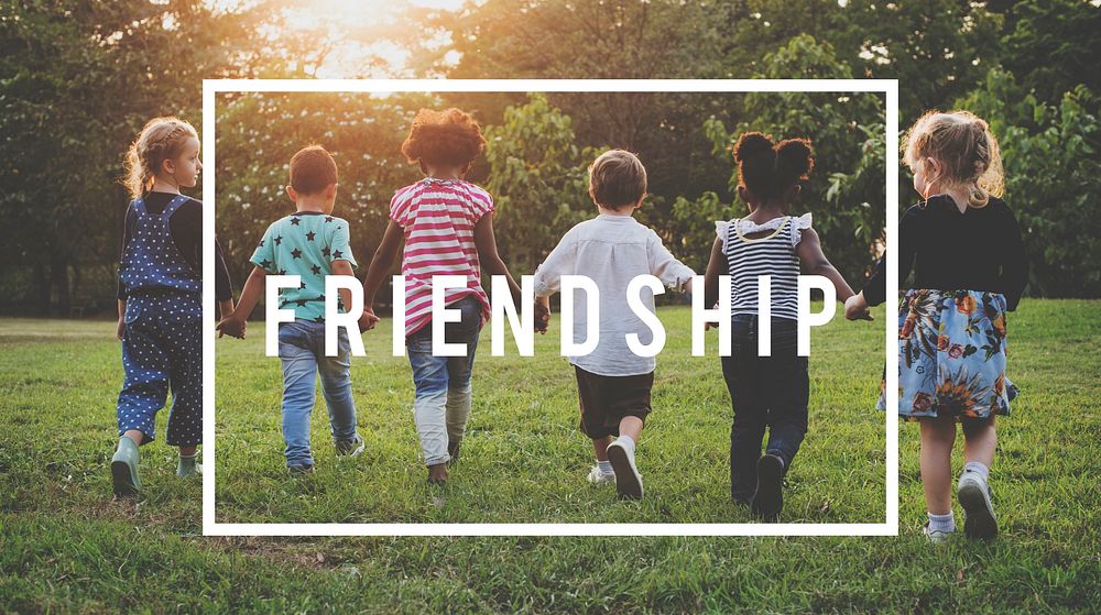 Diverse Group of Children Friendship Togetherness