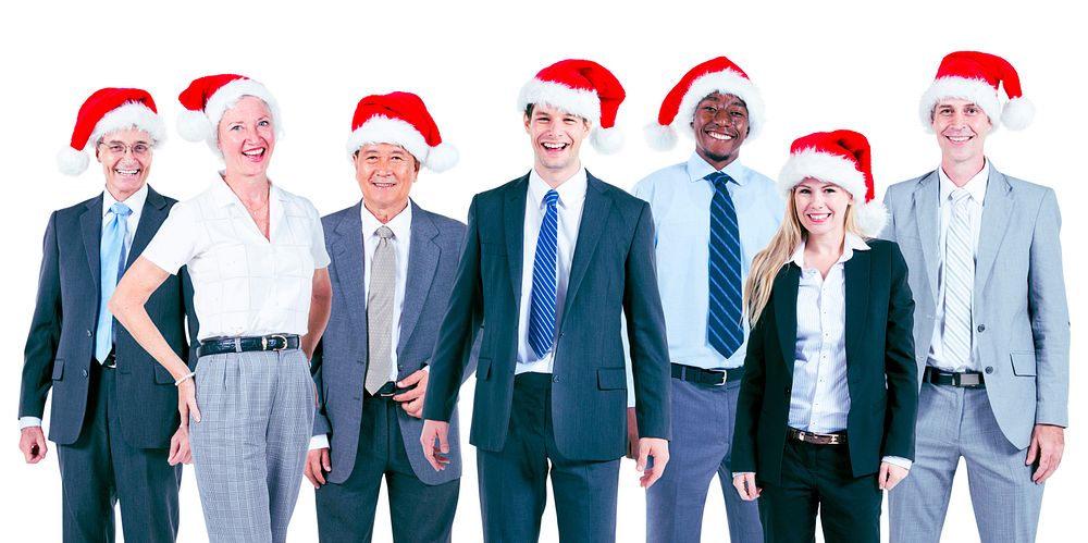 Business People Corporate Celebration Christmas Concept