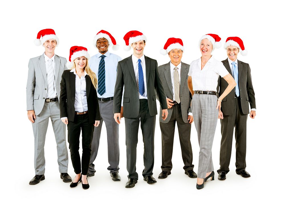 Business People Corporate Celebration Christmas Concept