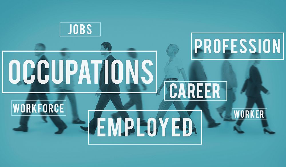 Occupations Career Employment Recruitment Position Concept
