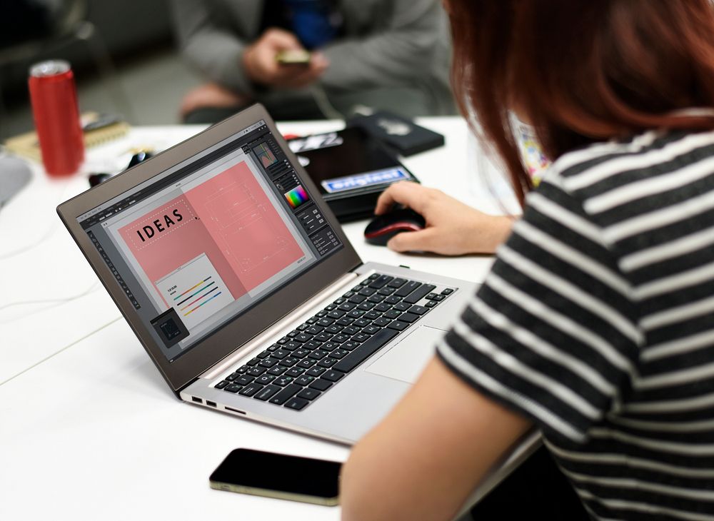 People using computer laptop