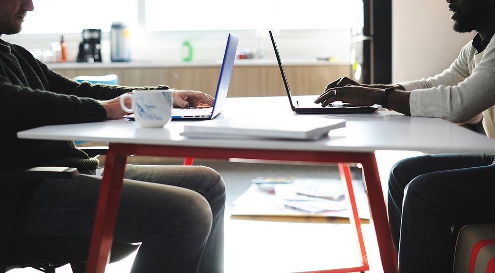 Startup Business People Working on Laptop