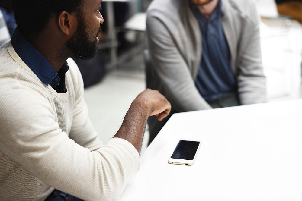 People Talking Together During Office Break Time