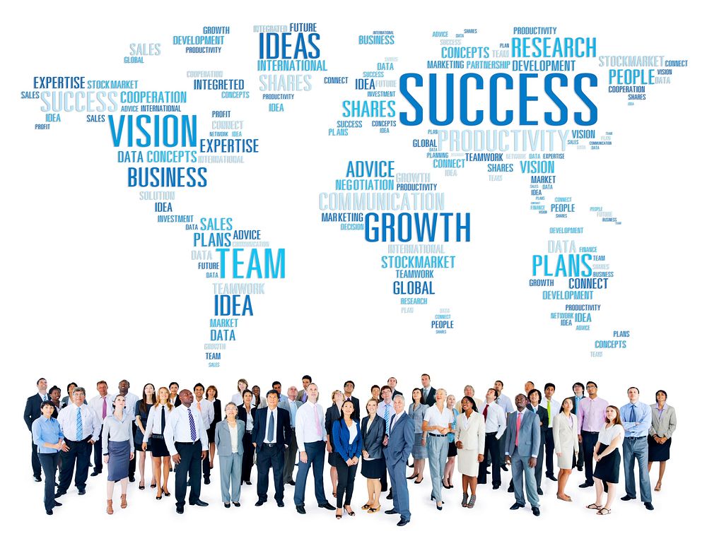 Global Business People Corporate Community Success Growth Concept