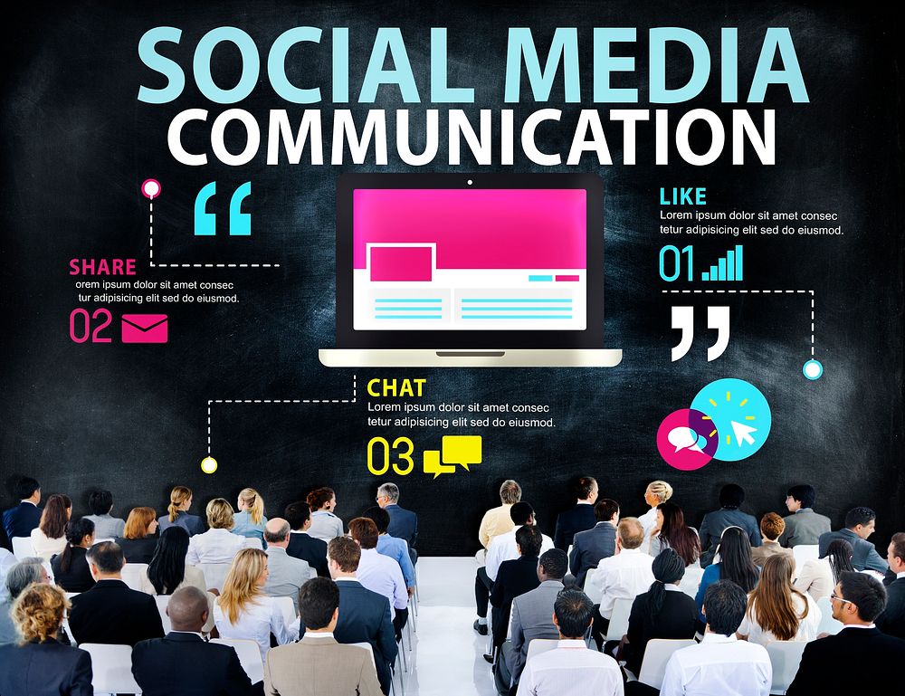 Social Media Social Networking Technology Connection Concept