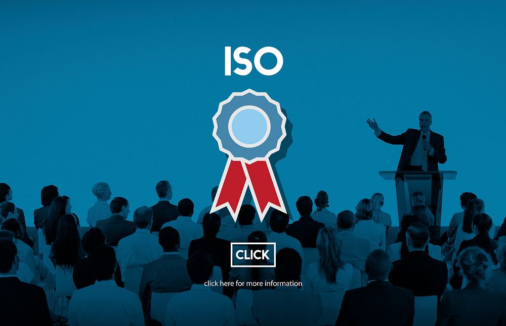 ISO Business Industrial Certification Quality Concept