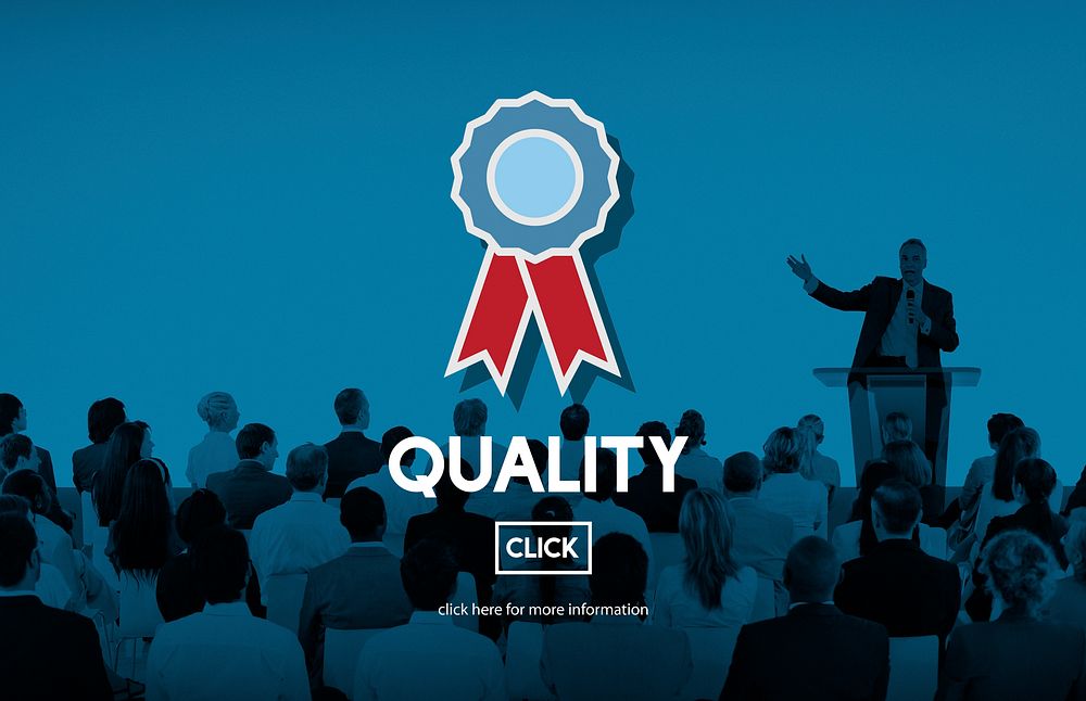 Quality Service Best Guarantee Value Concept