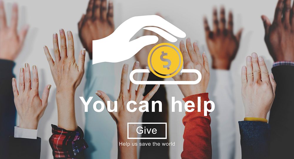 Give me help. Make a donation. Help those in need. Hands to donate. Support by money. Give me help. Make a donation. Help those in need. Hands to donate. Support by money.