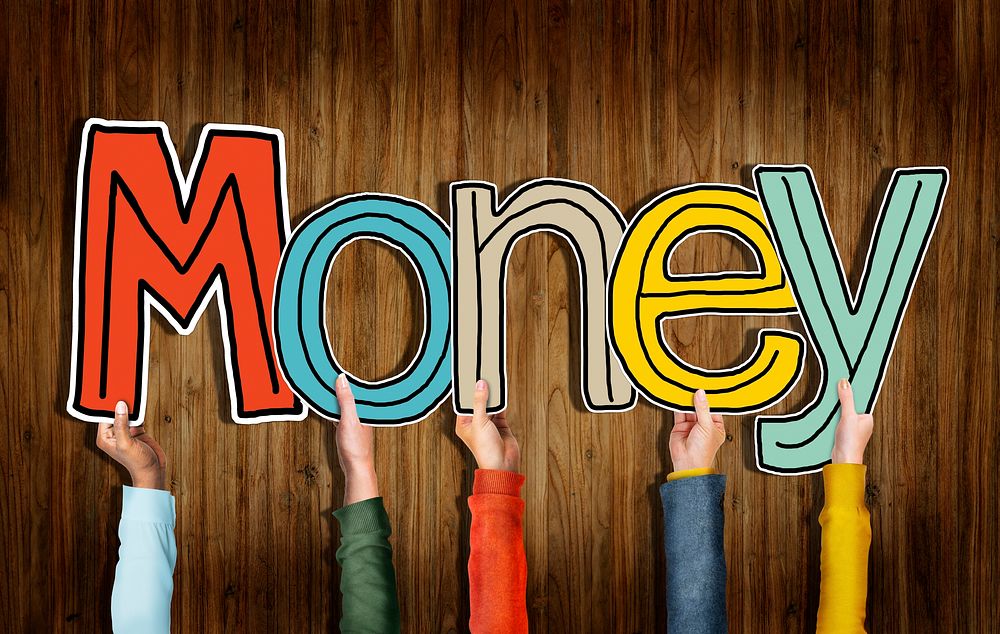 Money Word Concepts Isolated on Background