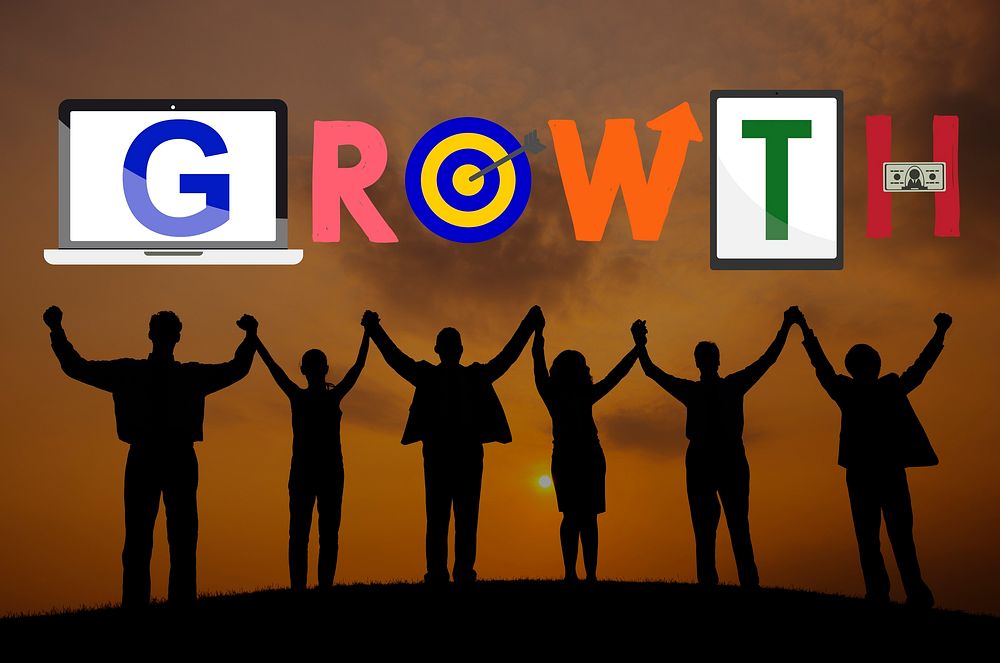 Growth Progress Success Achievement Concept