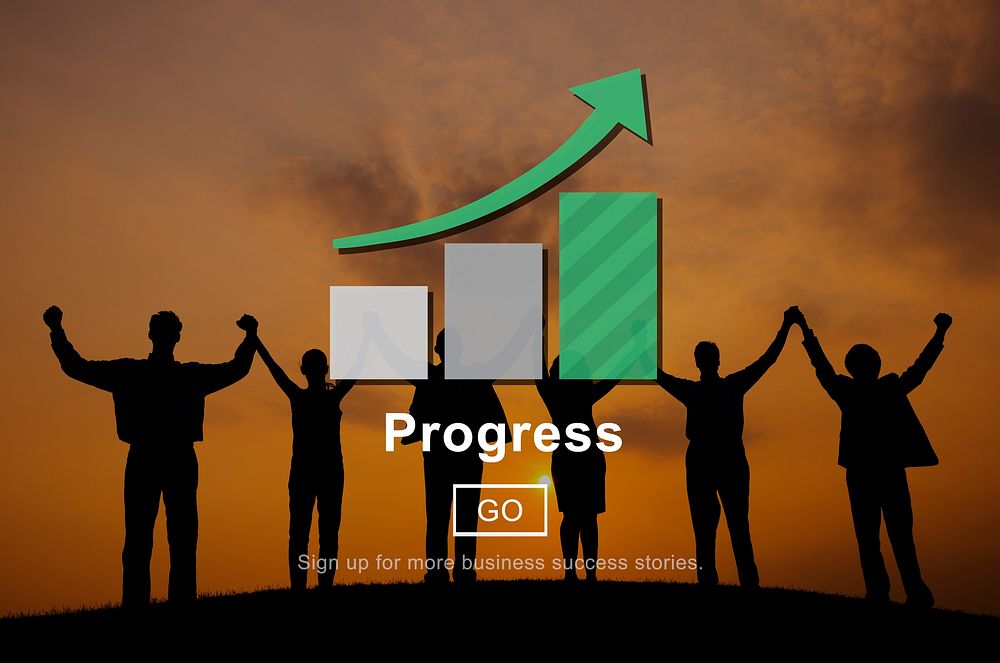 Progress Growth Advance Improvement Business Concept