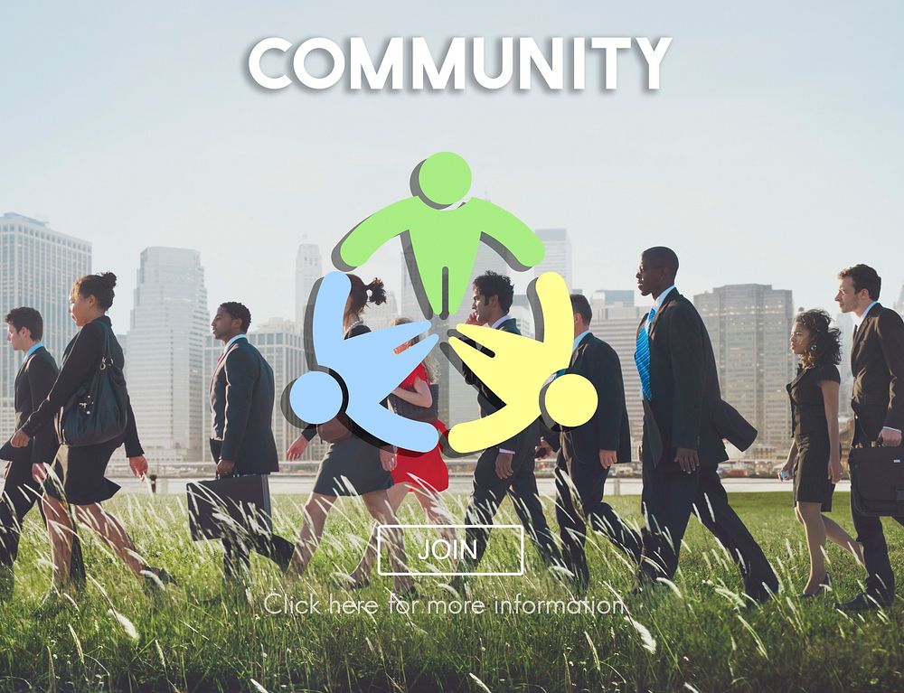 Community Social Group Network Society Concept