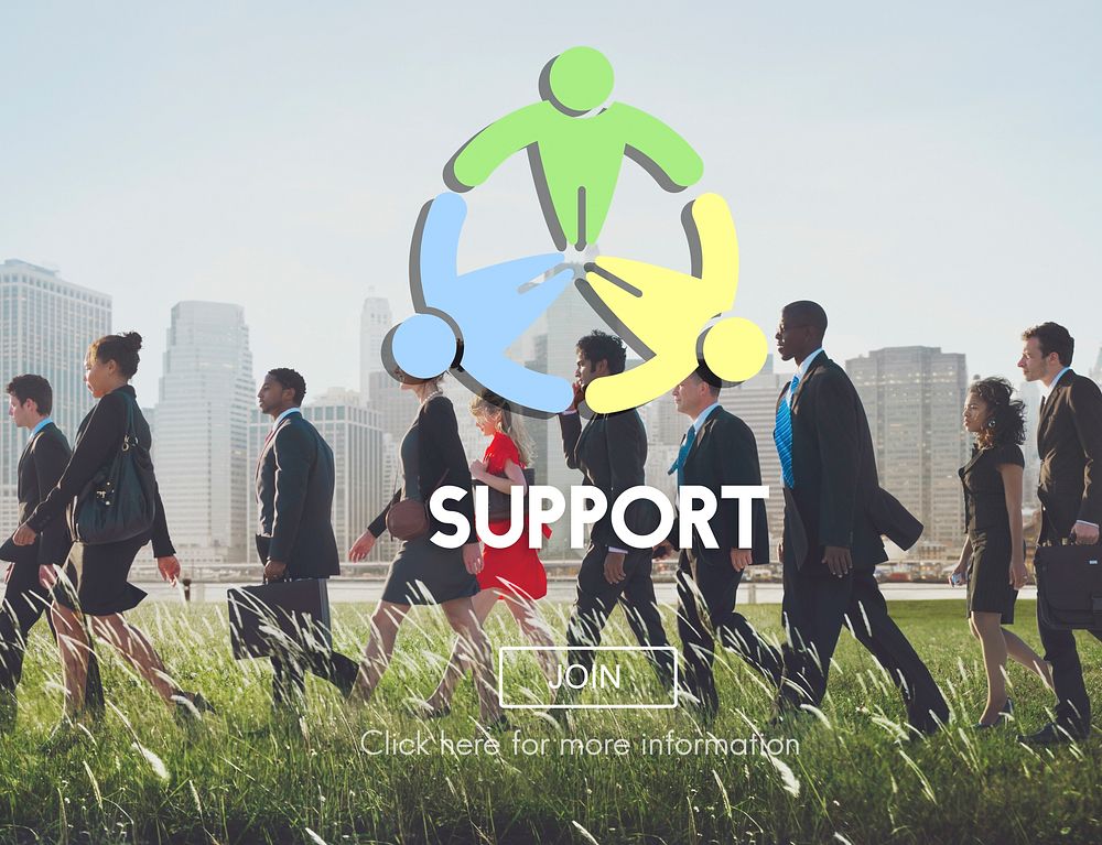 Support Collaboration Assistance Help Motivation Concept