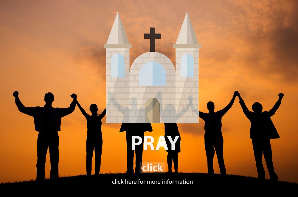 Pray Prayer Religion Spiritual Confession Faith Concept
