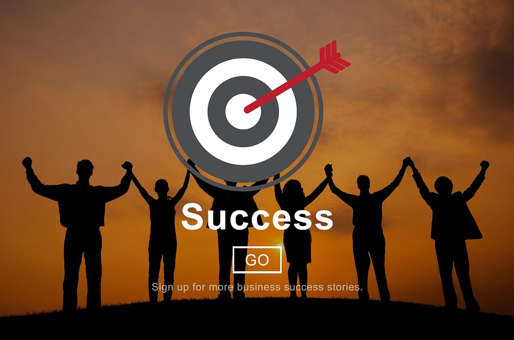 Success Mission Motivation Homepage Concept