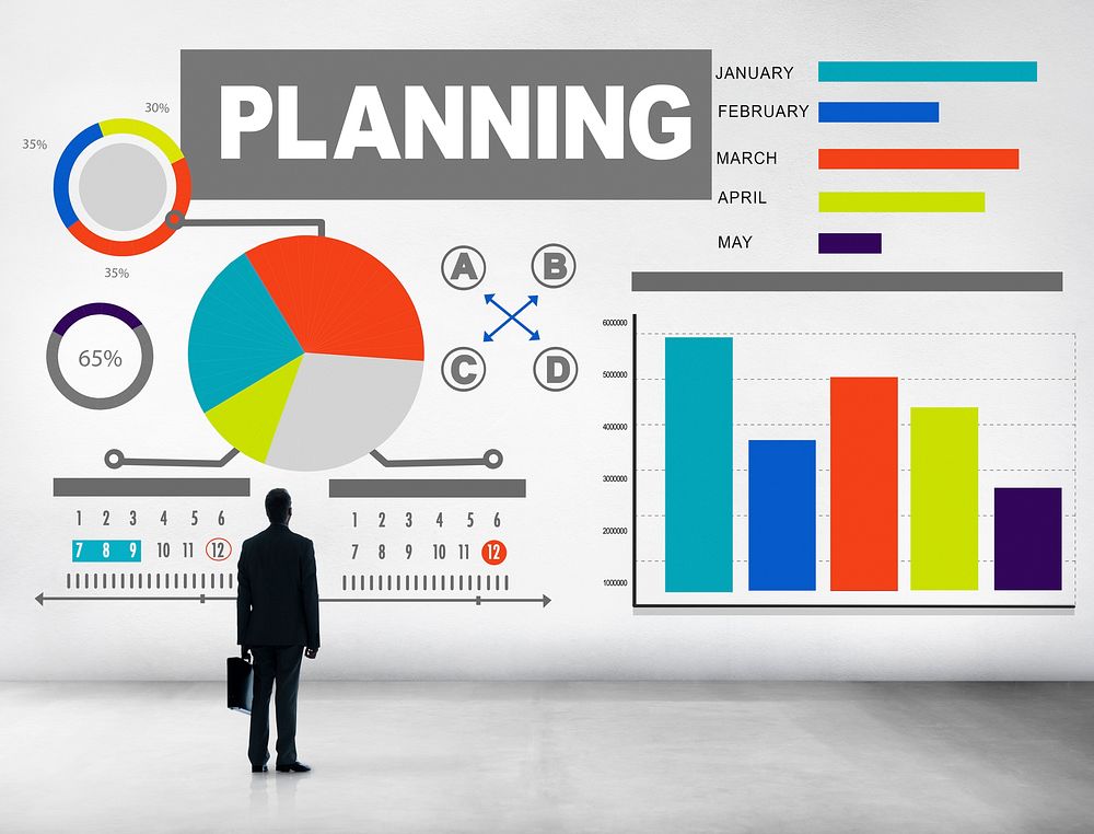 Businessman Planning Corporate Ideas Vision Concept