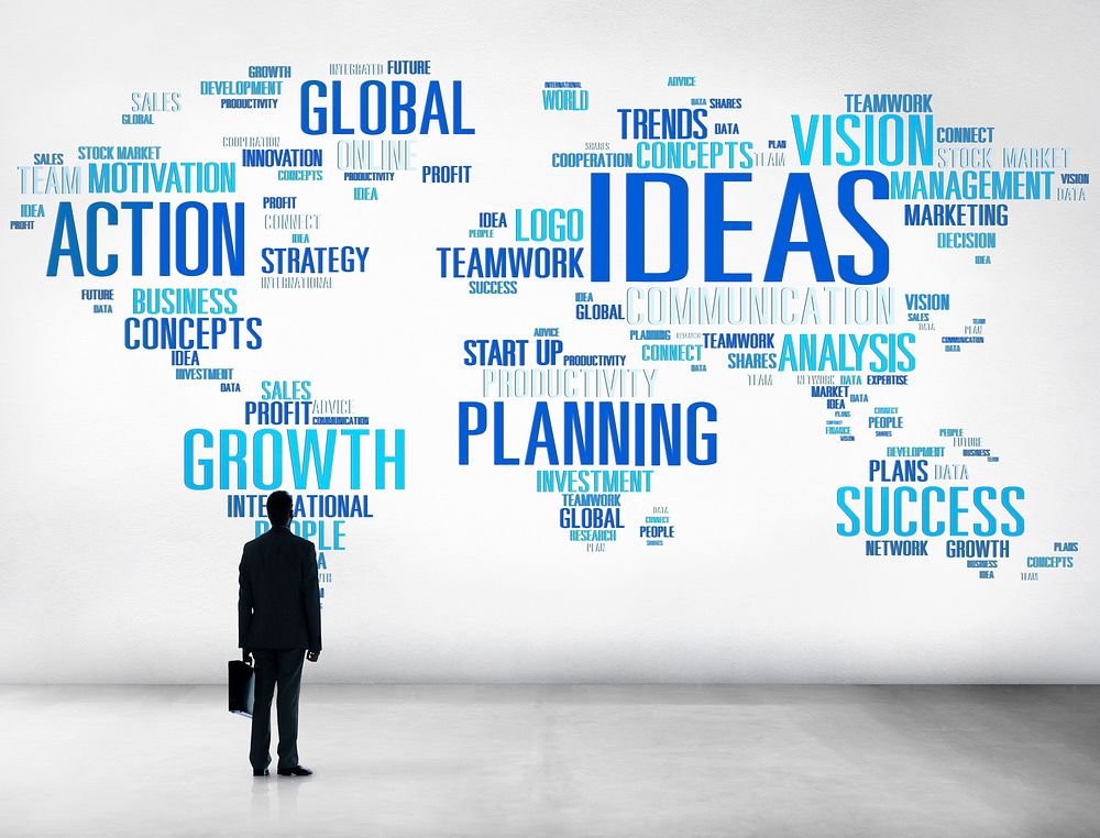 Businessman Planning Strategy Vision Creativity Ideas Concept