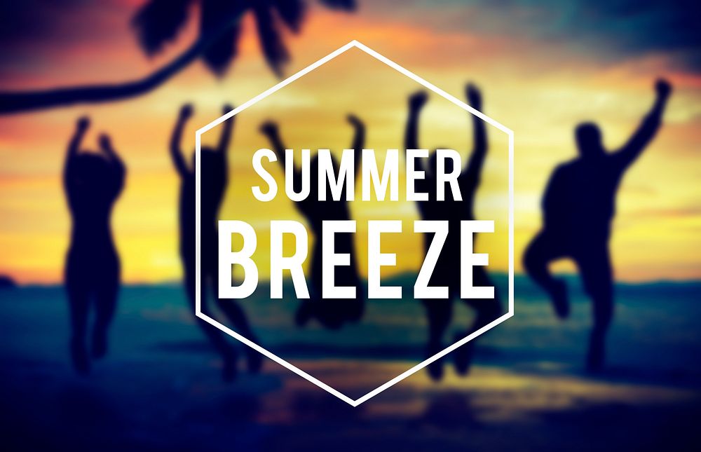 Summer Breeze Beach Friendship Holiday Vacation Concept