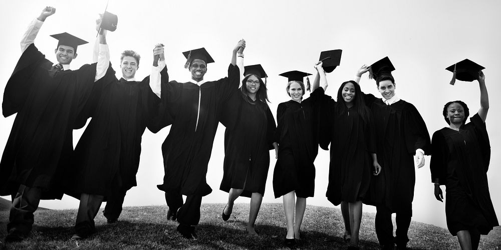 Graduation Students Degree College Concept