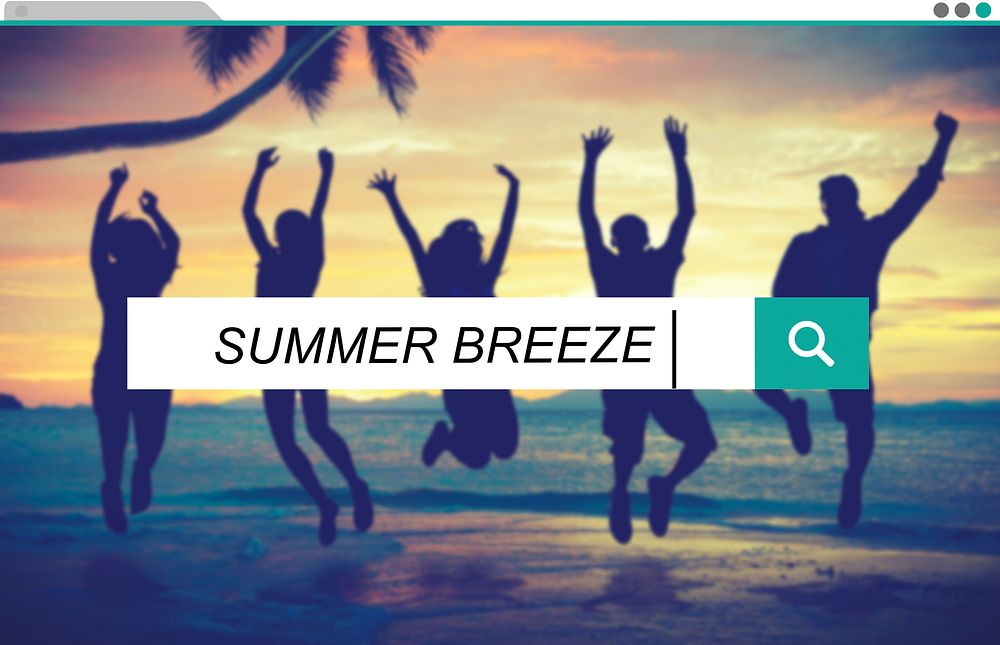 Summer Breeze Relaxation Holiday Happiness Fresh Concept