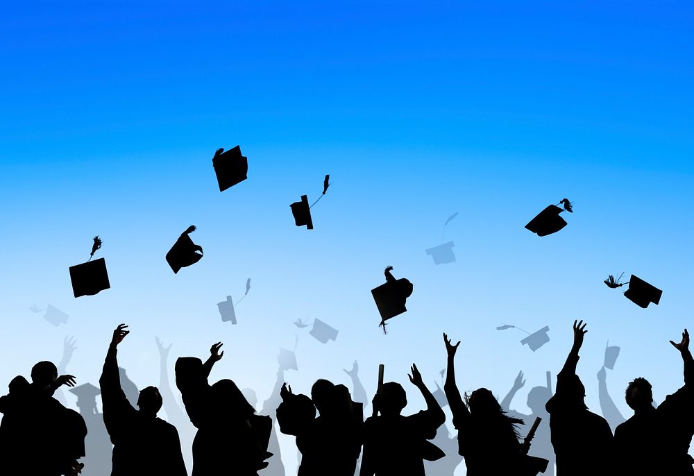 Diverse International Students Celebrating Graduation | Premium Photo ...