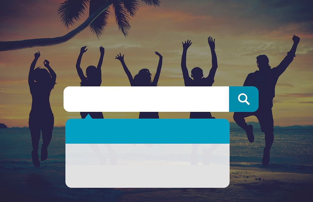 Summer Vacation Holiday Web Search Concept