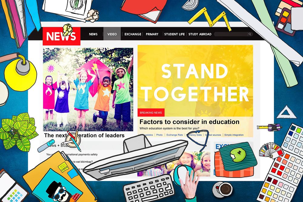 Stand Together Collaboration Cooperation Corporate Concept
