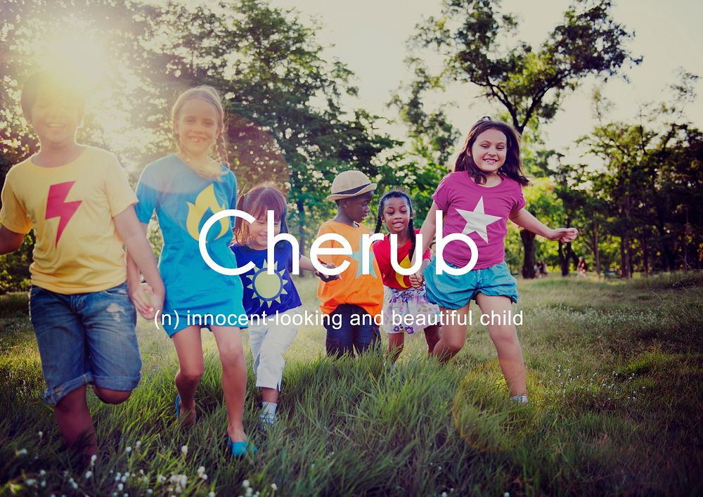 Cherub Kids Child Adolescence Young Toddler Concept