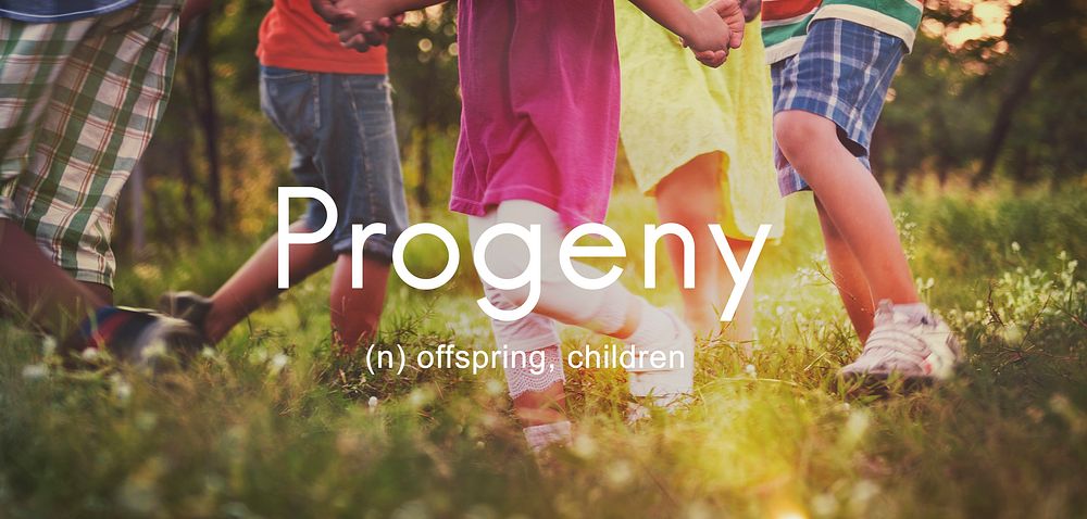 Progeny Children Generation Juvenile Young Kids Concept