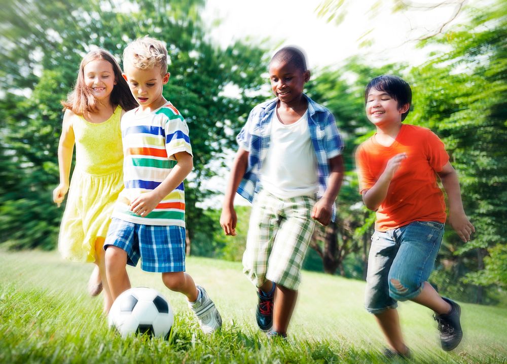 Child Childhood Children Happiness Togetherness Concept