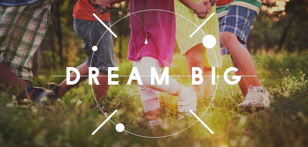 Dream Big Goal Target Aspirations Motivation Imagination Concept
