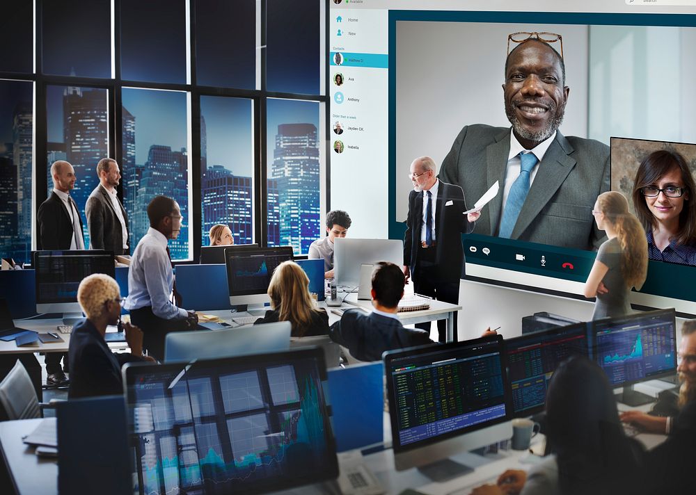 Video Call Chat Meeting Talking Concept
