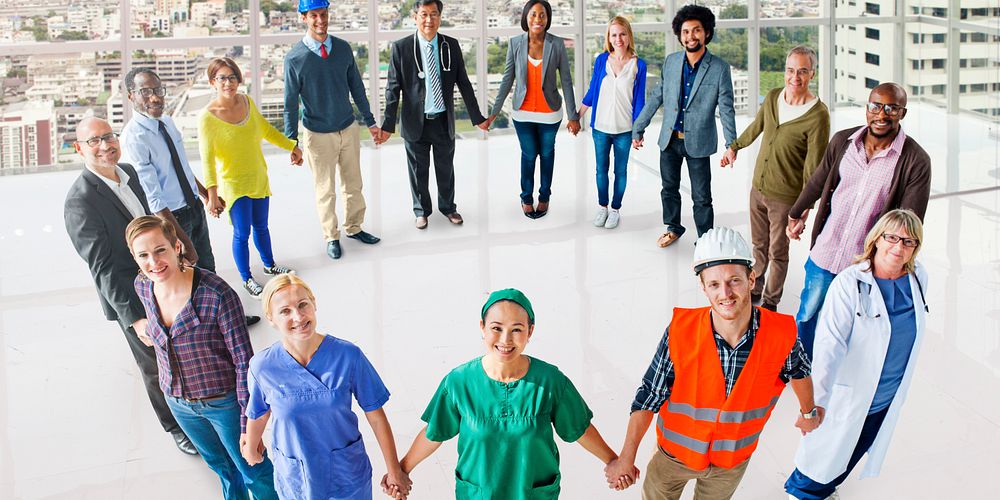 People Career Occupation Job Team Corporate Concept