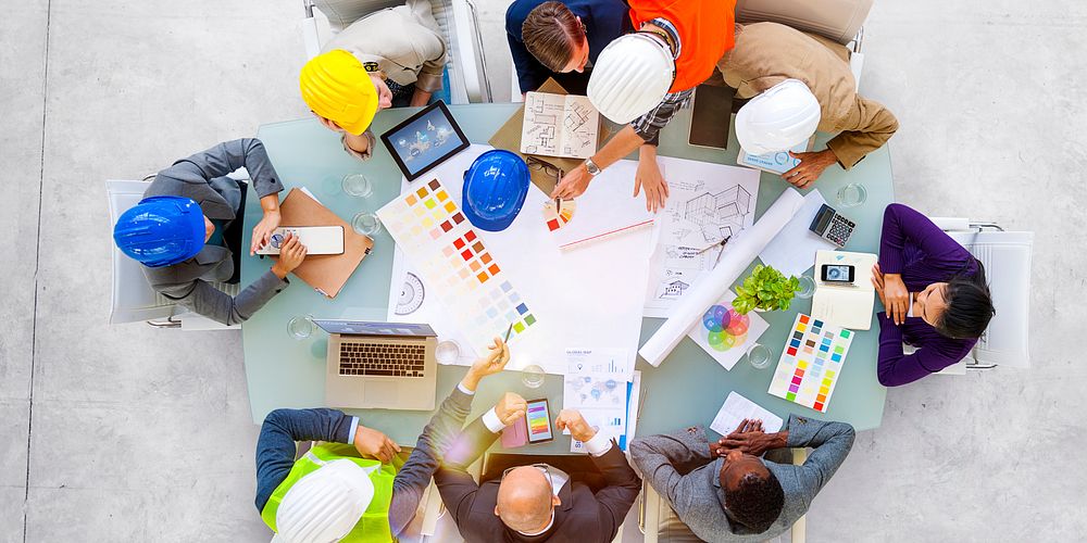 Business People Designers and Architects Working Concept