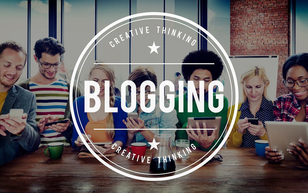 Blog Blogging Homepage Social Media Network Concept